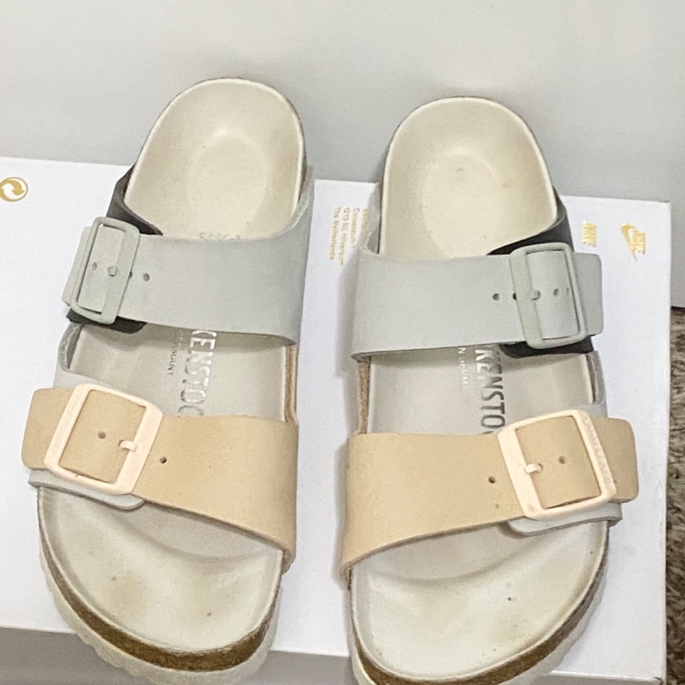 Birkenstock Arizona Size 37 Women’s multi Color Sandals - Picture 2 of 10